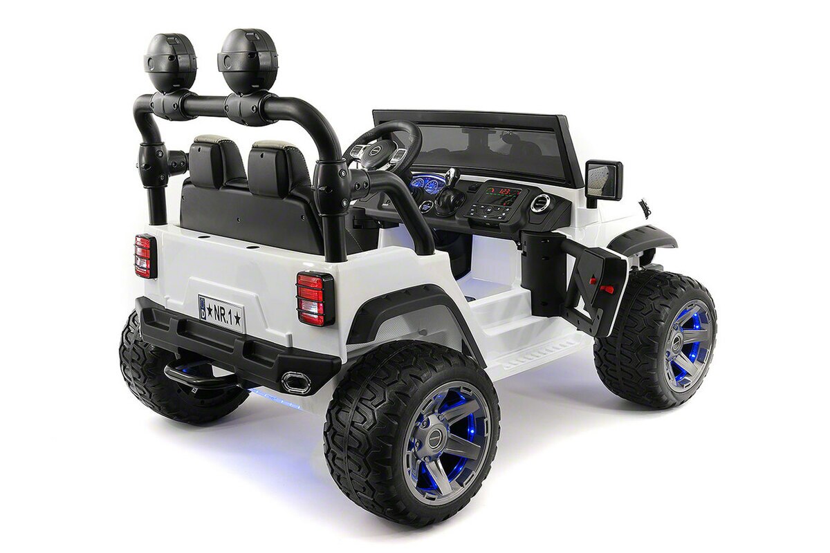 ride on car with parental remote control 2 seater
