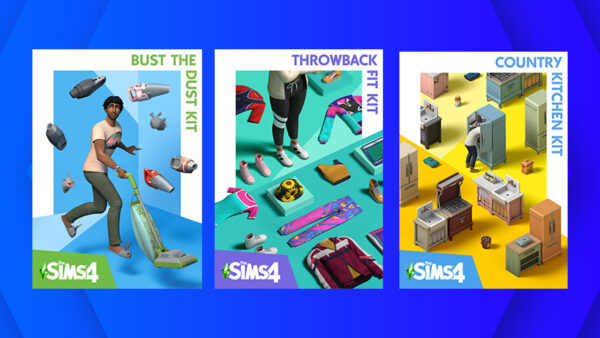 The Sims 4 Throwback Fit, Country Kitchen & Bust the Dust Kits (3 Kits Total) - PC Download