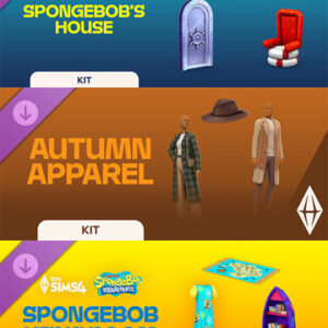The Sims 4 SpongeBob’s House, Kid's Room, Autumn Apparel and More Kits - PC Download